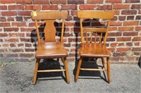 2pc Antique chairs