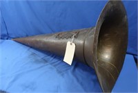 Antique Cylindrical Phonograph Concert Horn 42"