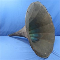 Antique Phonograph Horn-Morning Glory Style,