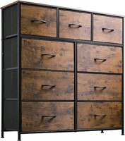 WLIVE 9-Drawer Dresser, Fabric Storage Tower for