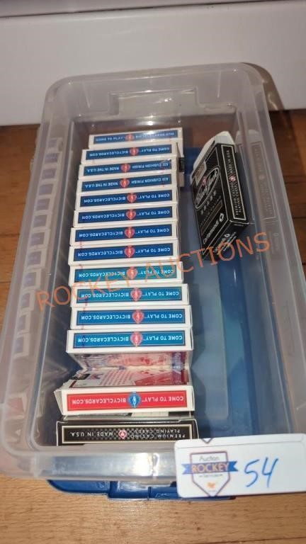 Playing card lot