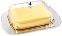 CherHome Butter Dish with Lid  Stainless Steel