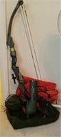 Bow, scope and bags