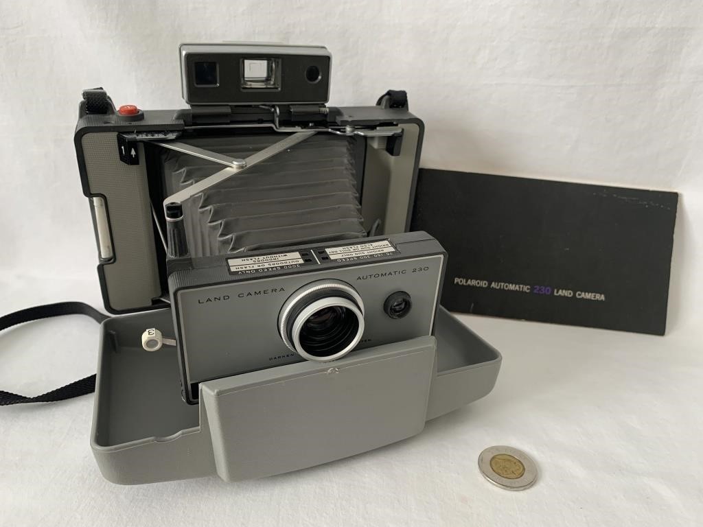 Polaroid vintage 230 camera land 1967-1969, avec