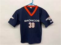 Broncos No. 30 Kids Small Franklin