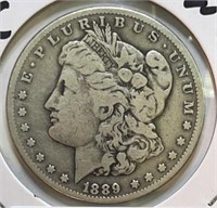 1889CC Morgan Silver Dollar Key