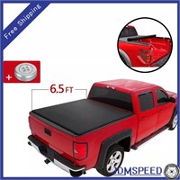 6.5FT Truck Bed Roll-Up Tonneau Cover For...