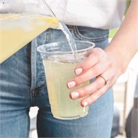 Eco Soul 12 Oz Compostable Cold Cups, Clear - 1000