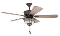 52" bronze indoor/outdoor ceiling fan
