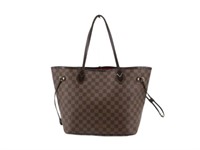 Louis Vuitton Damier Neverfull MM Shoulder Bag