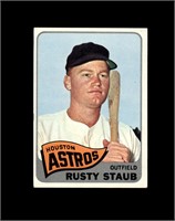 1965 Topps #321 Rusty Staub EX to EX-MT+