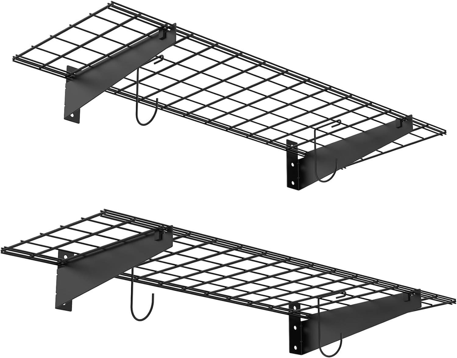 TORACK 2 Pack Garage Storage Shelves  15 x 45