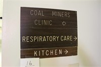 Sign group-Coal Miner's Clinic