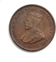 1923 Cent Ceylon