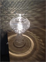 Large Waterford Hurricane Lamp