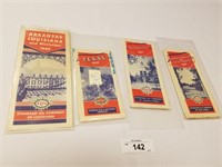 Selection of 4 Vintage 39 & 40 Esso Road Maps