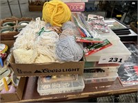 LARGE BEADS AND CRAFTING LOT