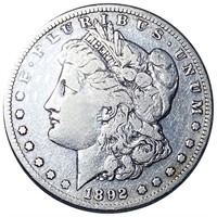 1892-S Morgan Silver Dollar NICELY CIRCULATED