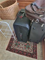 Luggage, shelf , basket