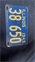 1949 illinois plate