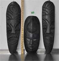 Decorative wood wall masks