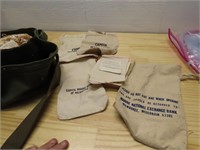 Military bag, Marine bank pouches.