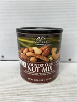Country club nut mix 1lb canister best by Dec