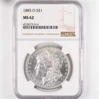 1885-O Morgan Dollar NGC MS61