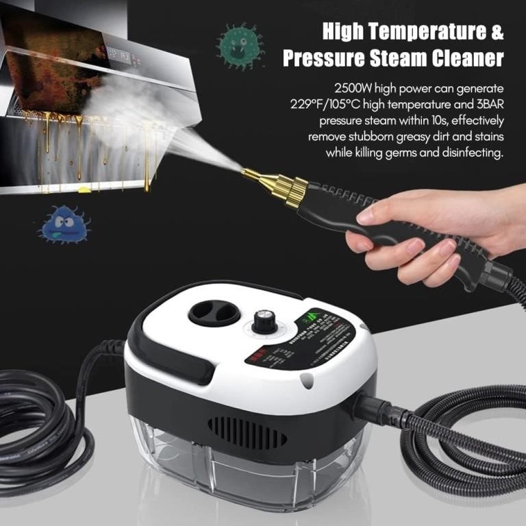 2500W Steam Cleaner for Car High Temperature
