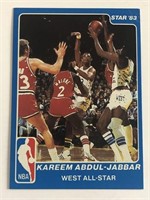 1983 Star Kareem Abdul-Jabbar All-Star Card