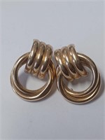 Marked and Tested 14K Earrings- 4.5g