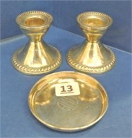 Sterling Candle Stick Holders
