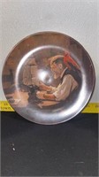 Vintage Norman Rockwell Plate "The Ship Builder"