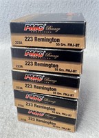 (100) Rnds. 223 Remington PMC Bronze