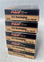 (100) Rnds. 223 Remington PMC Bronze