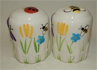 Bees Ladybugs & Flowers