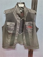 Harley Davidson Leather Like Women's Vest