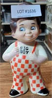 VTG. RUBBER BIG BOY STANDING DOLL BANK