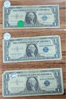 1957, 57-A, 57-B $1 SILVER CERTIFICATES