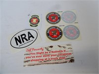 Lot of NRA Stickers & Decals