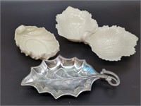 Lenox and Silver Plated Dishes