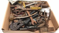 Various Old Tools Rusted Screwdrivers, Pliers