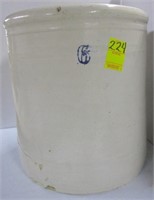 UNMARKED 6 GALLON CROCK