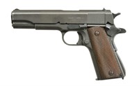 BRITISH LEND LEASE ITHACA 1911A1 SEMI AUTO PISTOL.