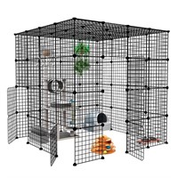 Eiiel Large Cat Cage Enclosure Indoor Cat Playpen