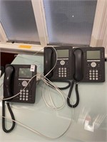 (3) AVAYA PHONES