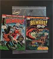 Beware! 4 & 8 Marvel Bronze Age Horror