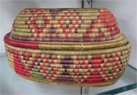 Indian Lidded Basket