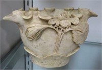 Alabaster Floral Vase