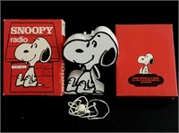 Vintage Snoopy handheld radio
